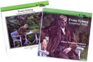Zwei von vier CDs mit Werken von Franz Syberg