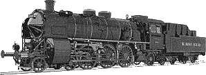 1908, Schnellzuglokomotive der Baureihe S 3/6